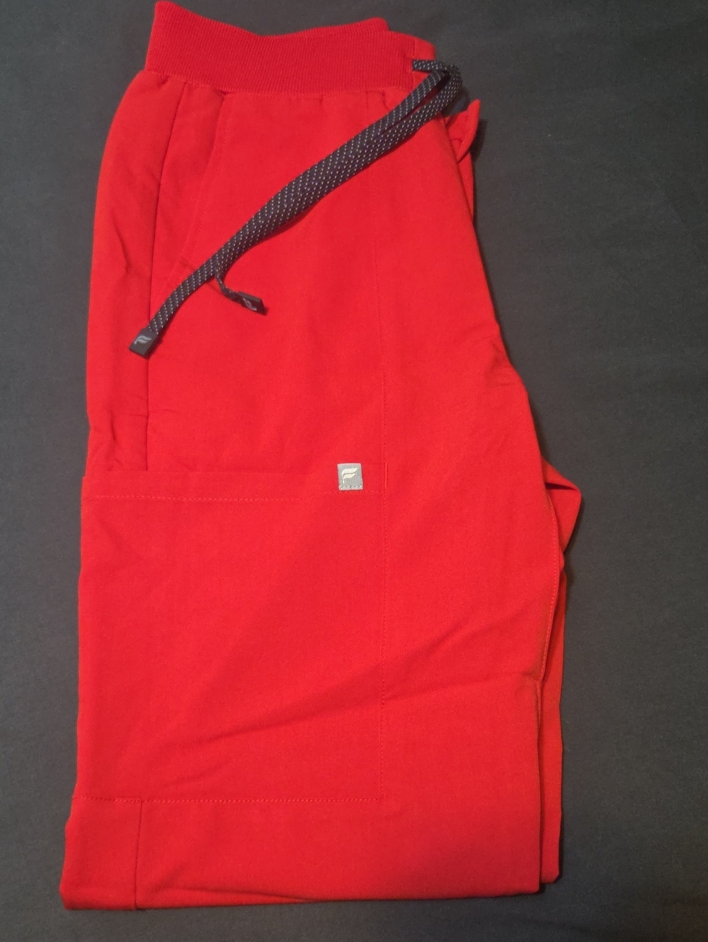 Fabletics Women's Red Jogger Pants with Contrast Drawstring